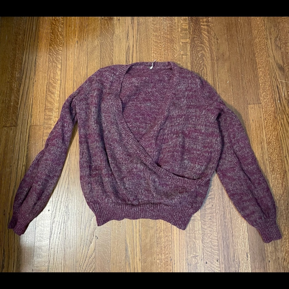 Free People Purple Sweater Size Small